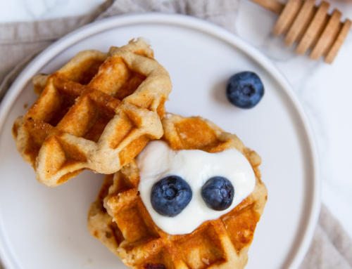 Oat Waffles With Wild Berries by Jeremy Dixon