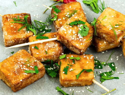 Plant-Based Recipe: Bangkok Gooey Peanut Satay Tofu Chunks