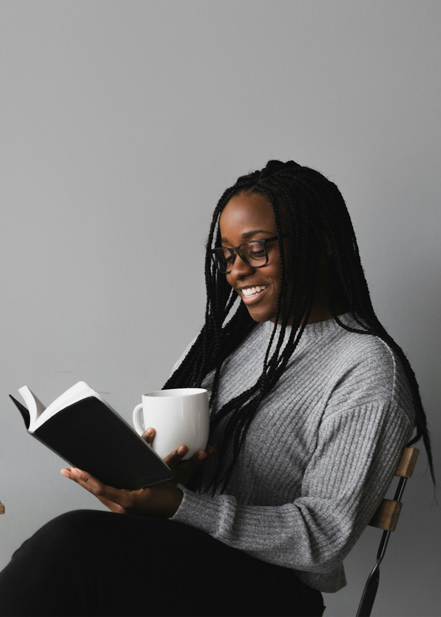 woman reading the bible